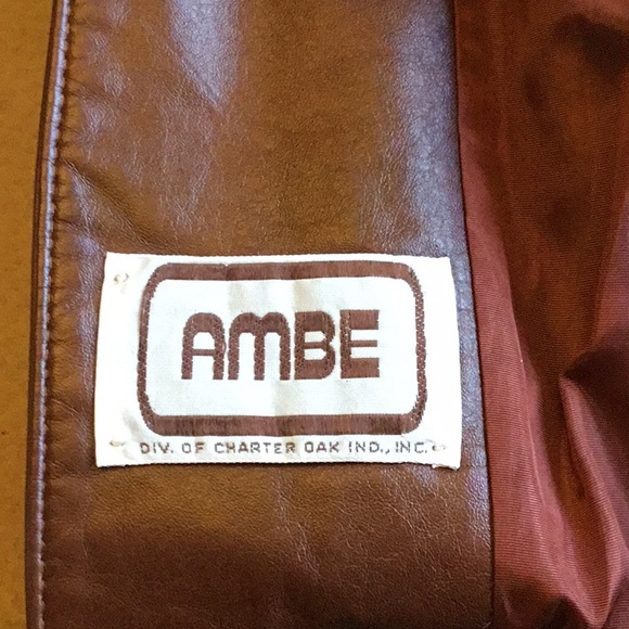 Vintage Ambe Leather Trench Coat - Picture 10 of 11